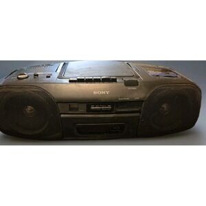 VTG 90's SONY CFD-8 Boombox CD AM/FM Radio Cassette Player/Record Tested Works